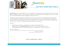 Tablet Screenshot of patentseq.com